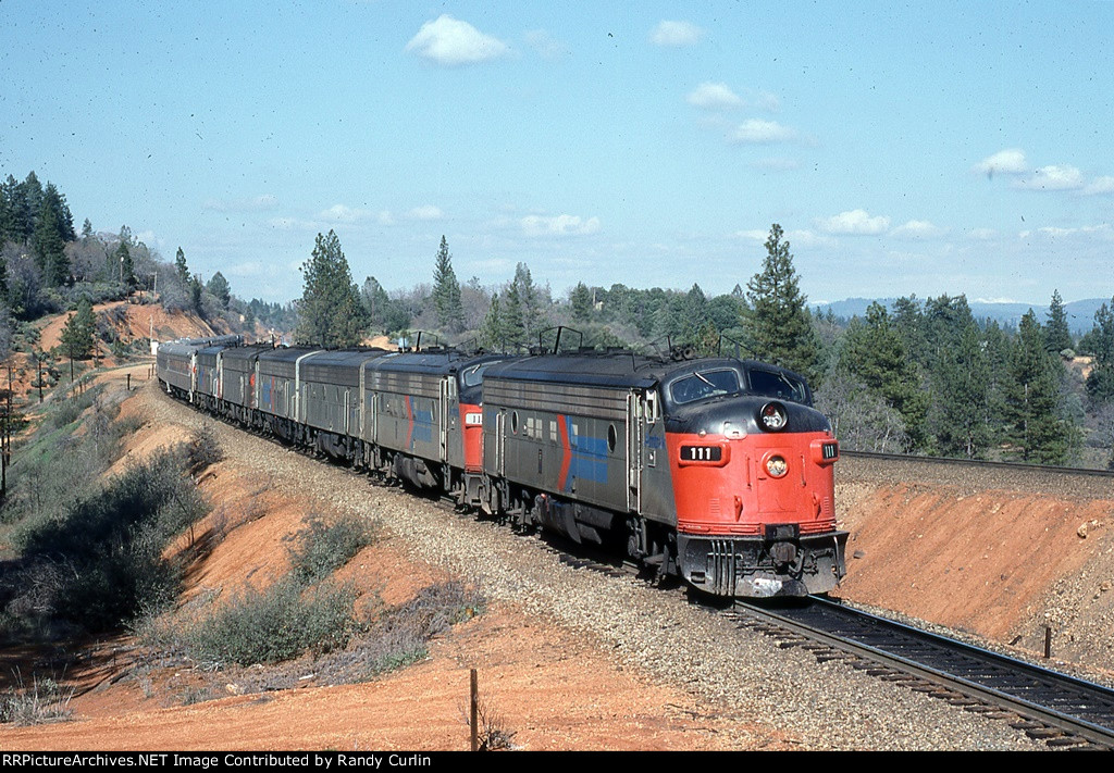 AMTK 111 on Reno Fun Train